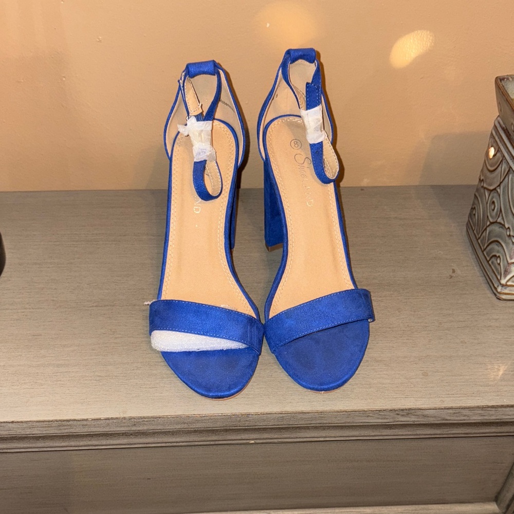 Elegant Blue Women's Heels